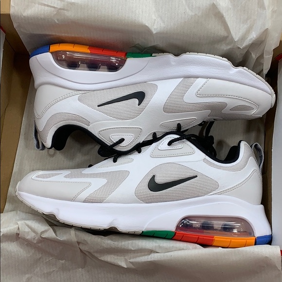 NIKE AIR MAX 200 Vast Grey/Black-White - Picture 7 of 16